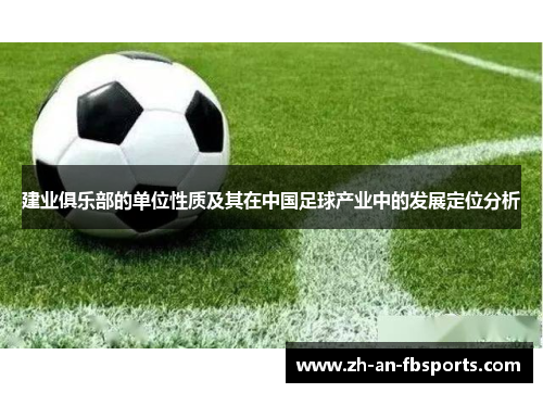 建业俱乐部的单位性质及其在中国足球产业中的发展定位分析 建业俱乐部的单位性质及其在中国足球产业中的发展定位分析