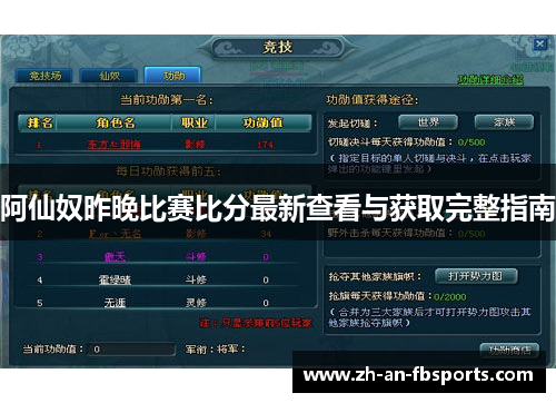 阿仙奴昨晚比赛比分最新查看与获取完整指南 阿仙奴昨晚比赛比分最新查看与获取完整指南