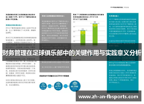 财务管理在足球俱乐部中的关键作用与实践意义分析 财务管理在足球俱乐部中的关键作用与实践意义分析